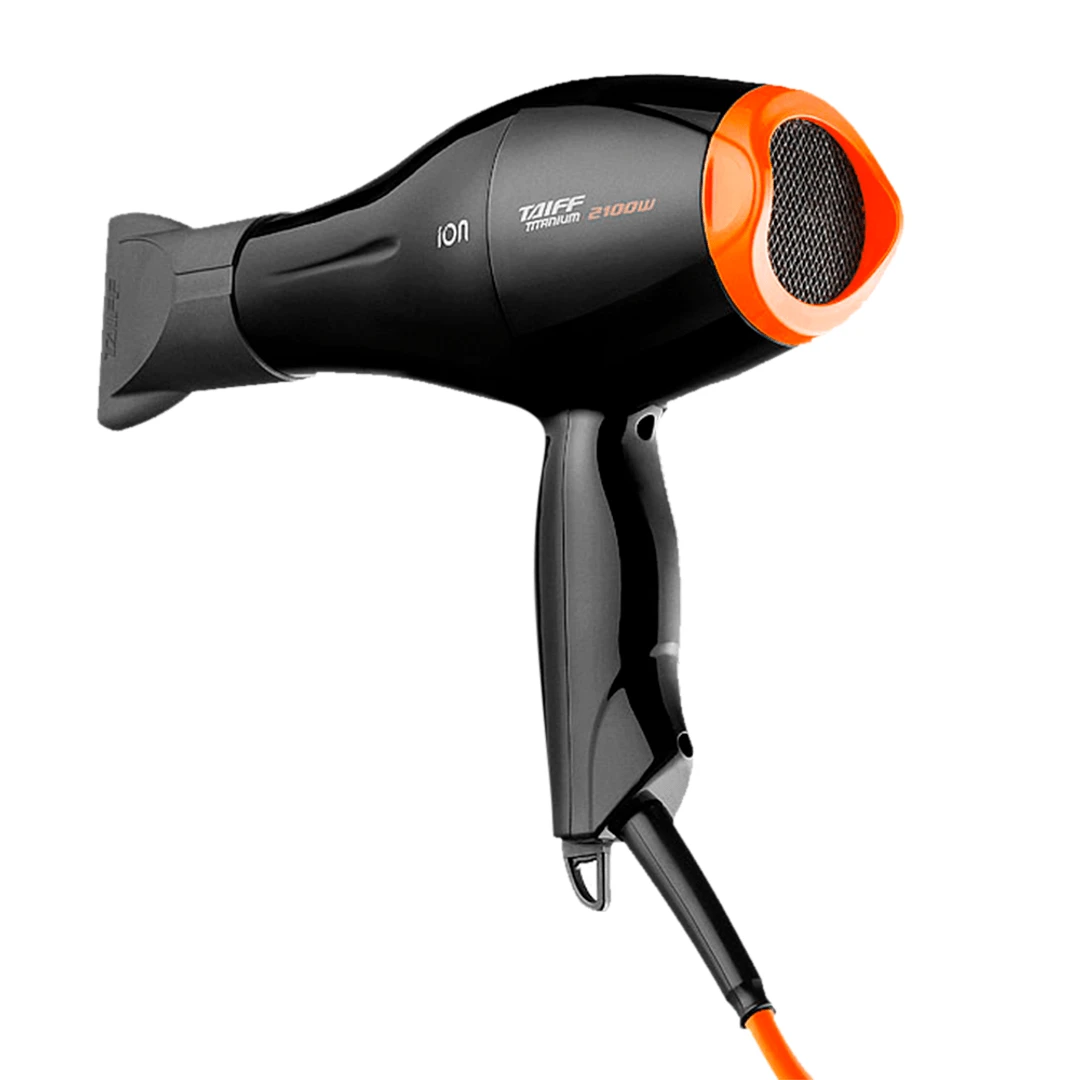 Secador de Cabelo Taiff Titanium 2100W Preto/Laranja - 3