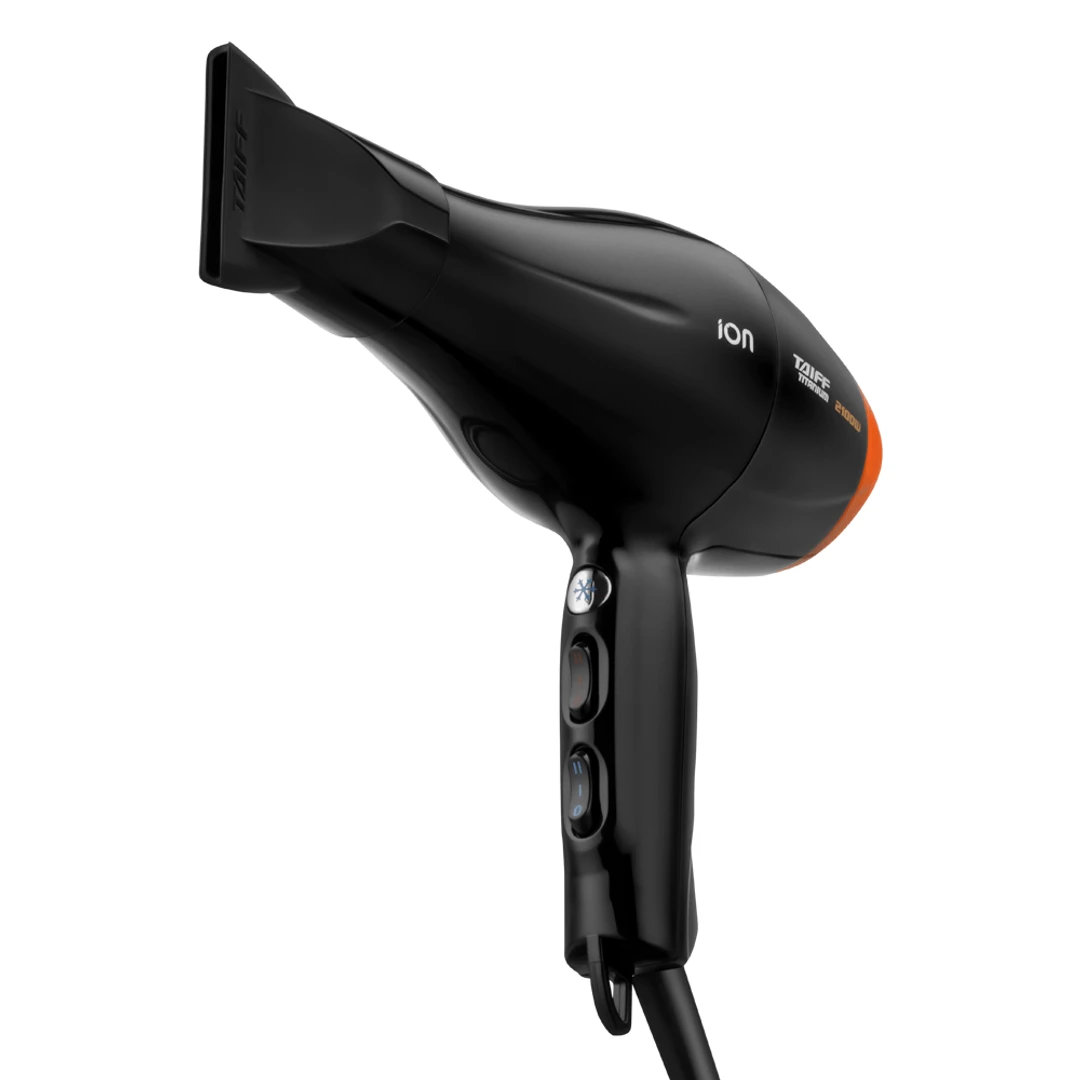 Secador de Cabelo Taiff Titanium 2100W Preto/Laranja - 2