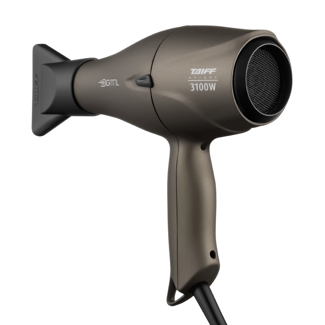 Secador de Cabelo Taiff Unique Digital 3100W Grafite  - 1