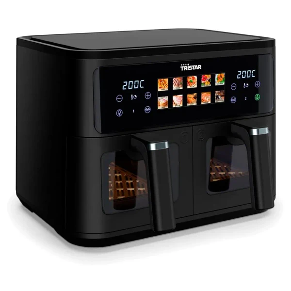 Fritadeira Elétrica Air Fryer & Forno 12 Litros 1800W Preto FR-9075 