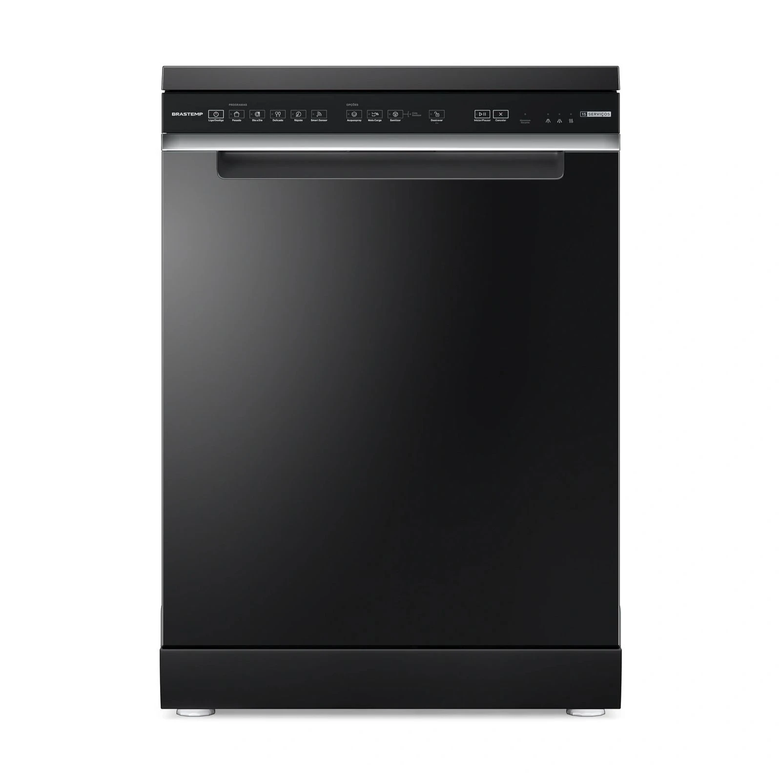 Lava Louças Brastemp 15 Serviços Preta com Smart Sensor - BLF61AE - 1