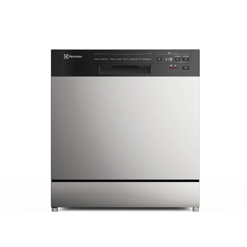 Lava Louça Electrolux 8 Serviços Inox com Programa Lava & Seca 50 min (LS08E) - 1