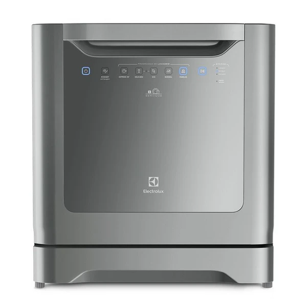 Lava Louças Electrolux 8 Serviços Inox Compacta com Programa Eco (LE08S)