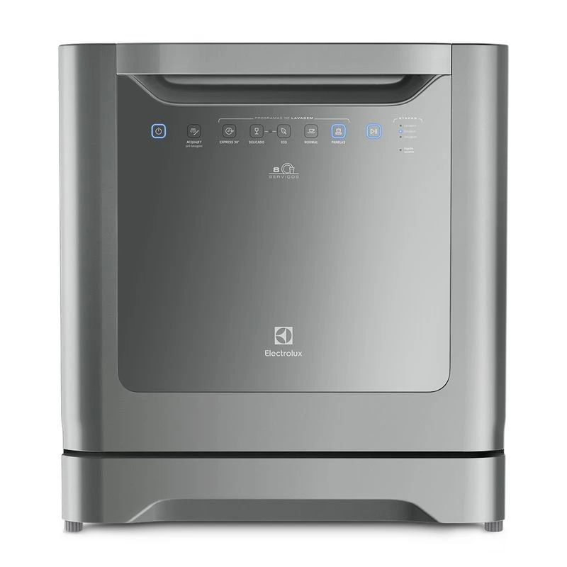 Lava Louças Electrolux 8 Serviços Inox Compacta com Programa Eco (LE08S) - 1