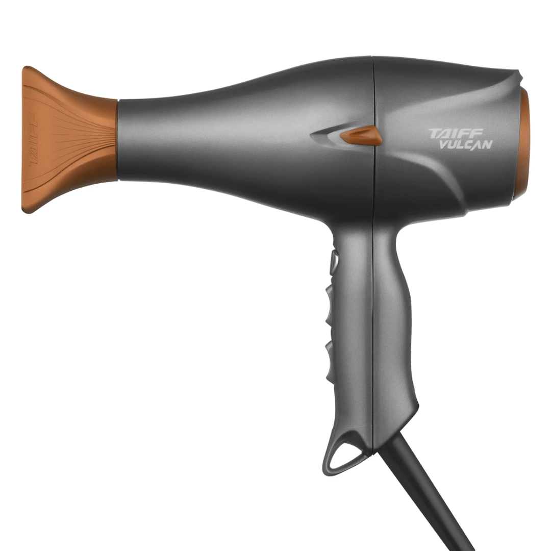 Kit Secador de Cabelo Taiff e Chapa Vulcan 2500W Cinza/Laranja - 3