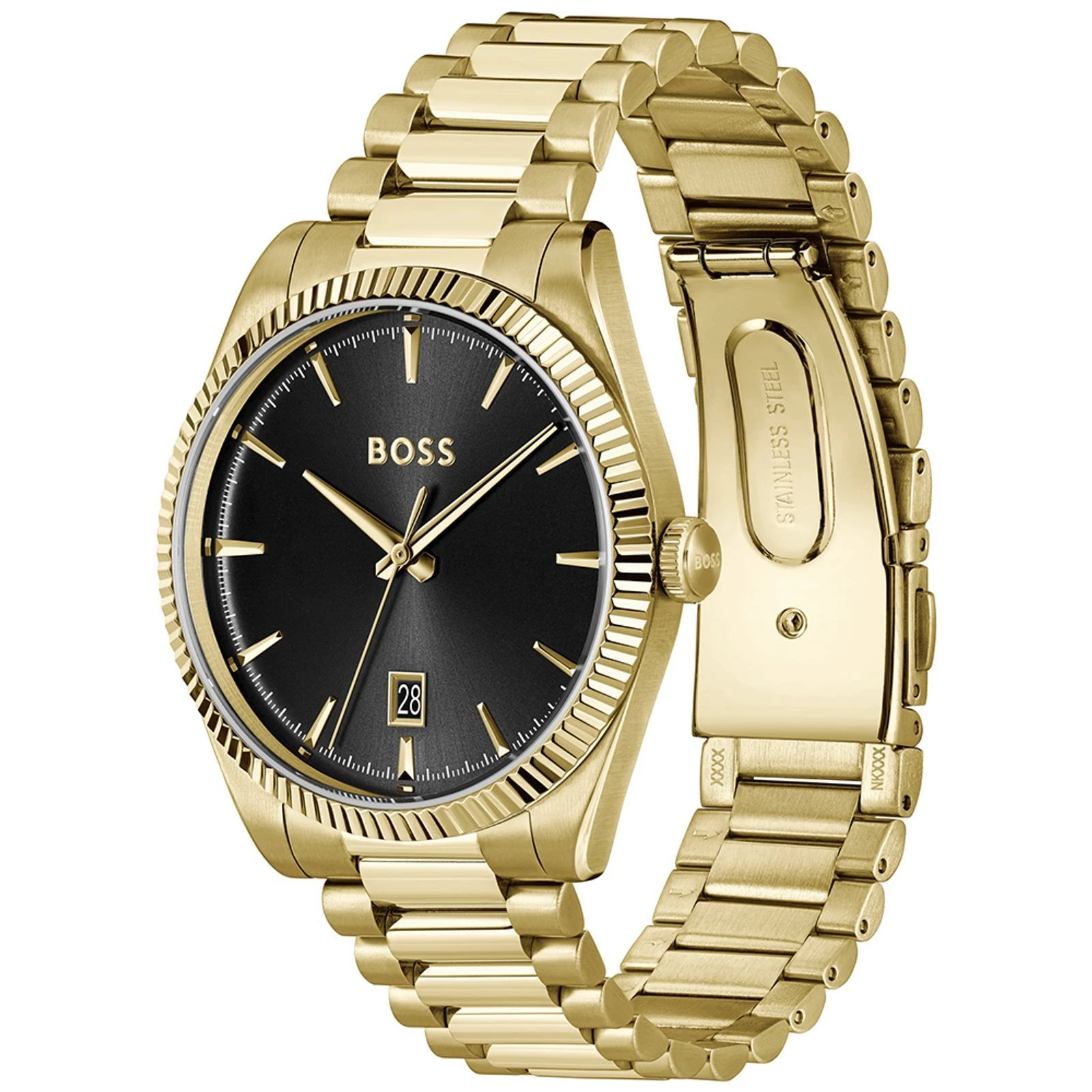 Relógio Masculino Boss Cheswick em Aço Dourado  - 1