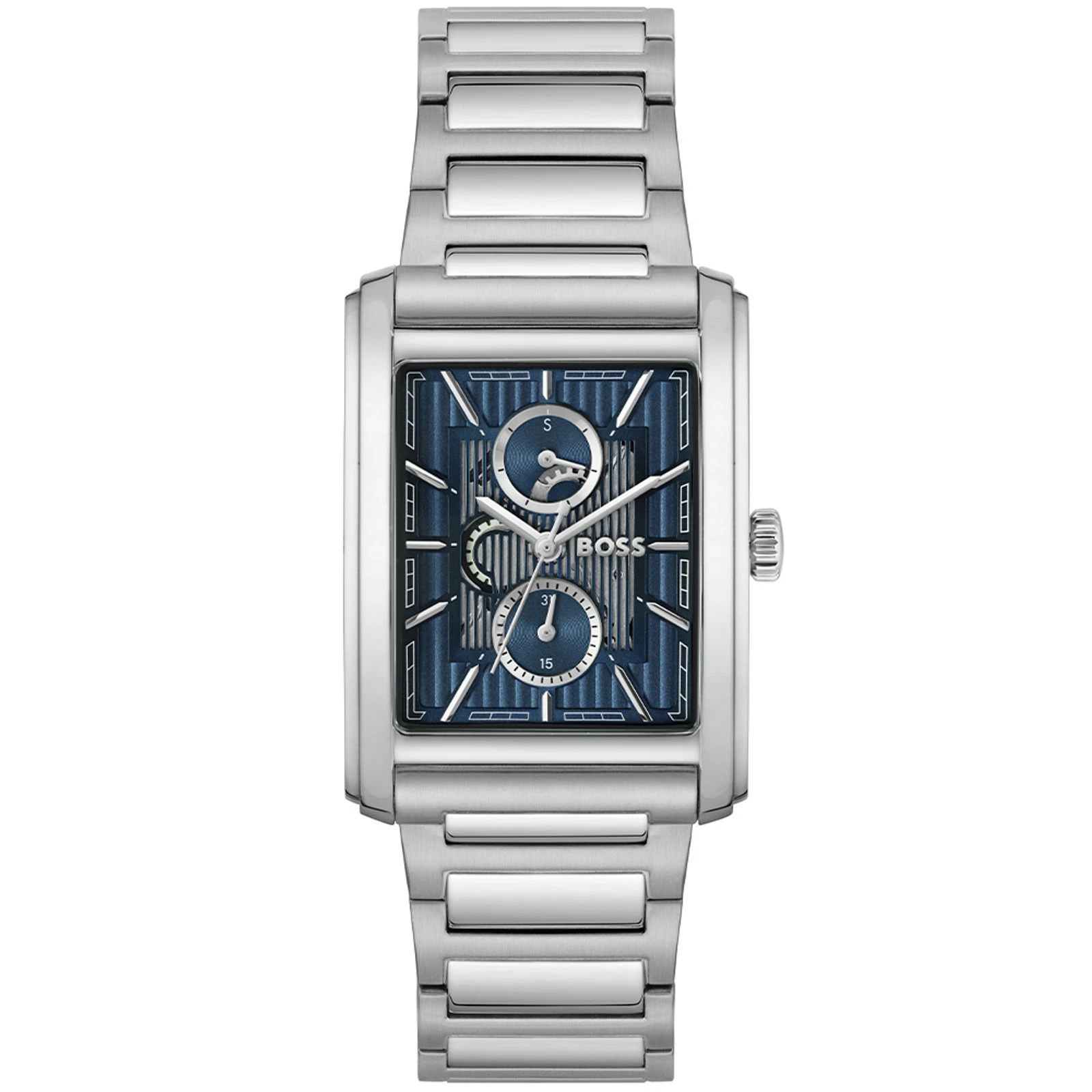 Relógio Masculino Boss Principle Dress Multi em Aço Prateado - 3