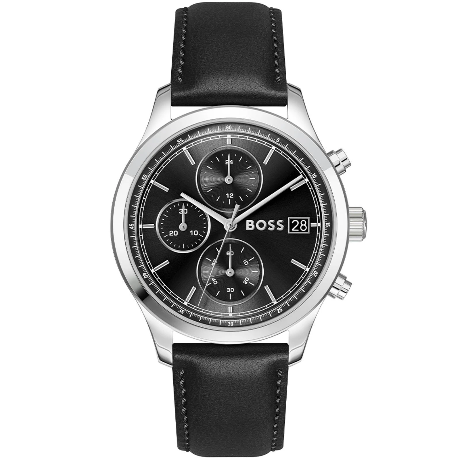 Relógio Masculino Boss Stratus em Couro Preto  - 3