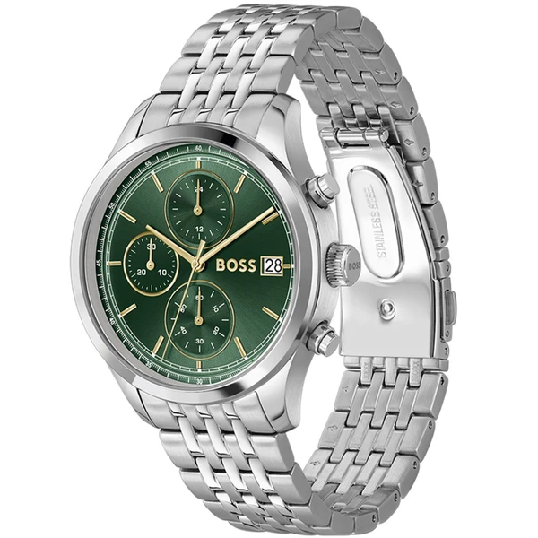 Relógio Masculino Boss Stratus em Aço Prateado