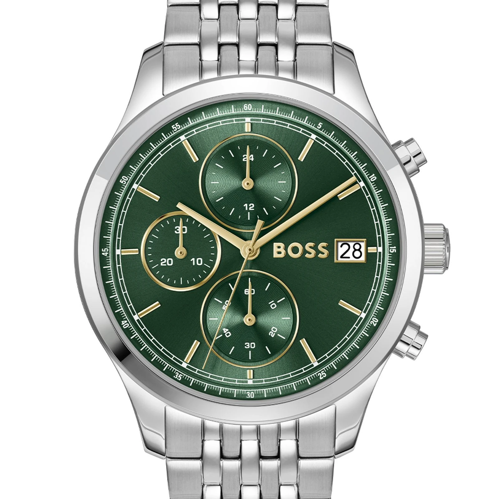 Relógio Masculino Boss Stratus em Aço Prateado - 2