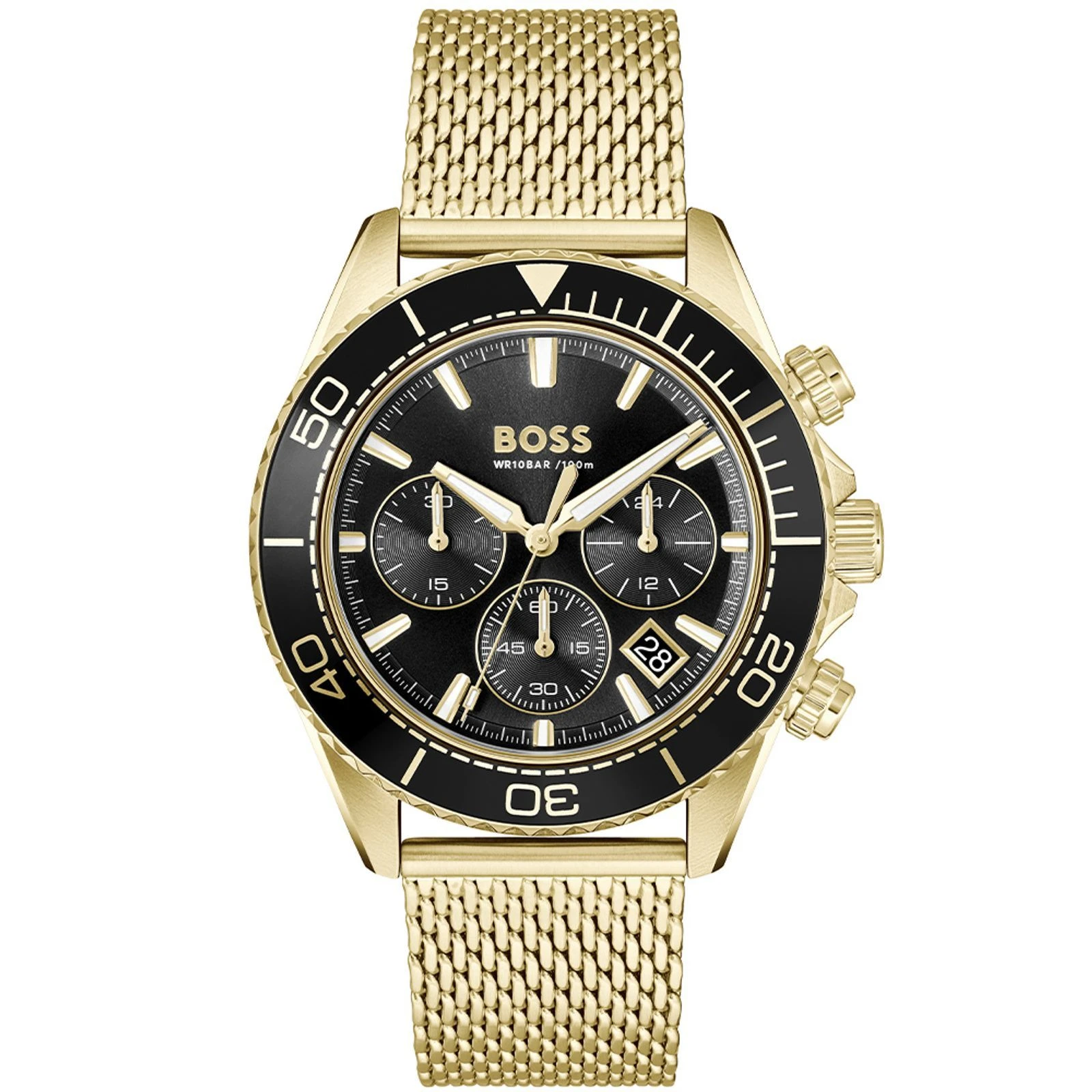 Relógio Masculino Boss Sealiner em Aço Dourado - 3