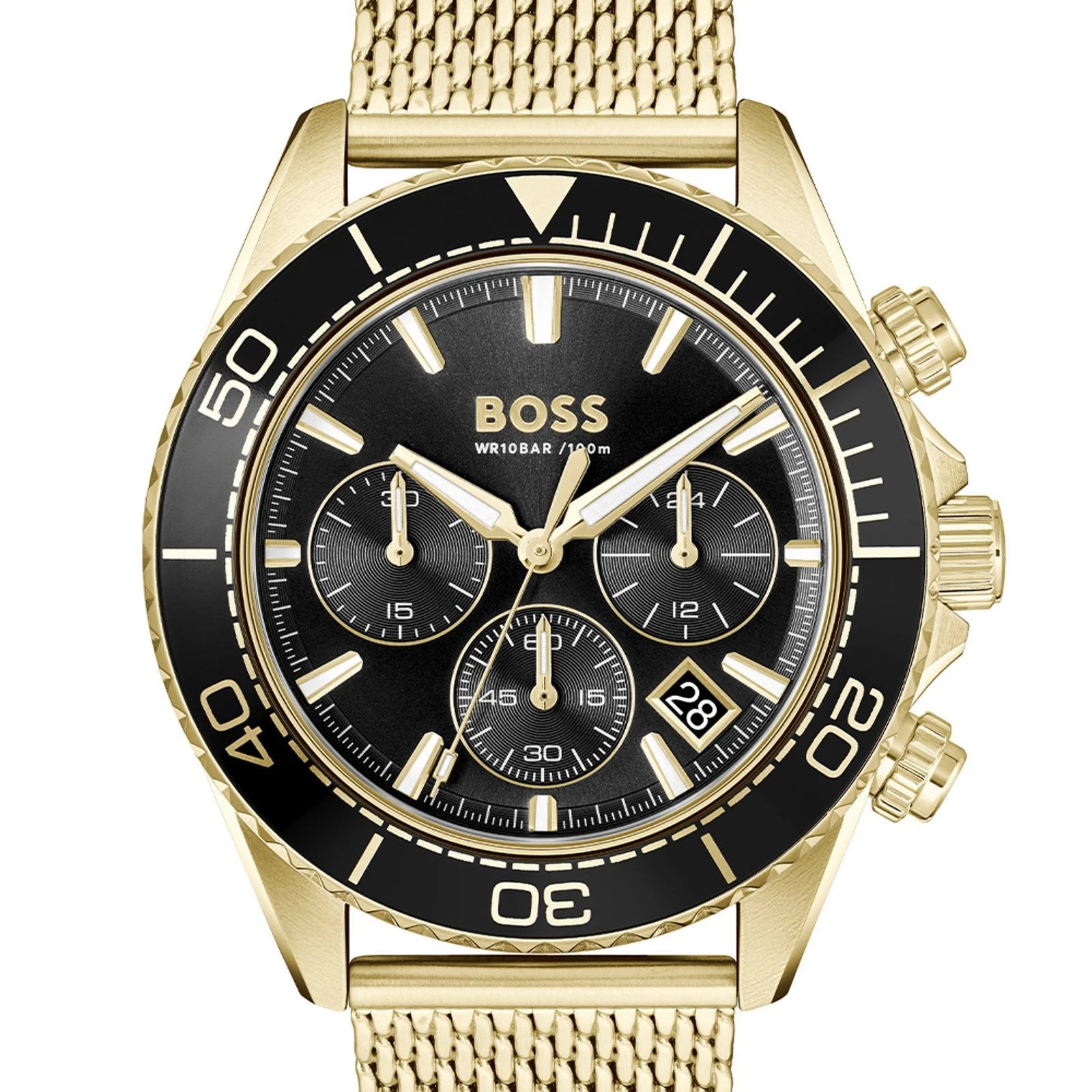 Relógio Masculino Boss Sealiner em Aço Dourado - 2