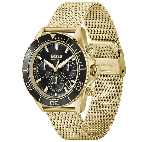 Relógio Masculino Boss Sealiner em Aço Dourado