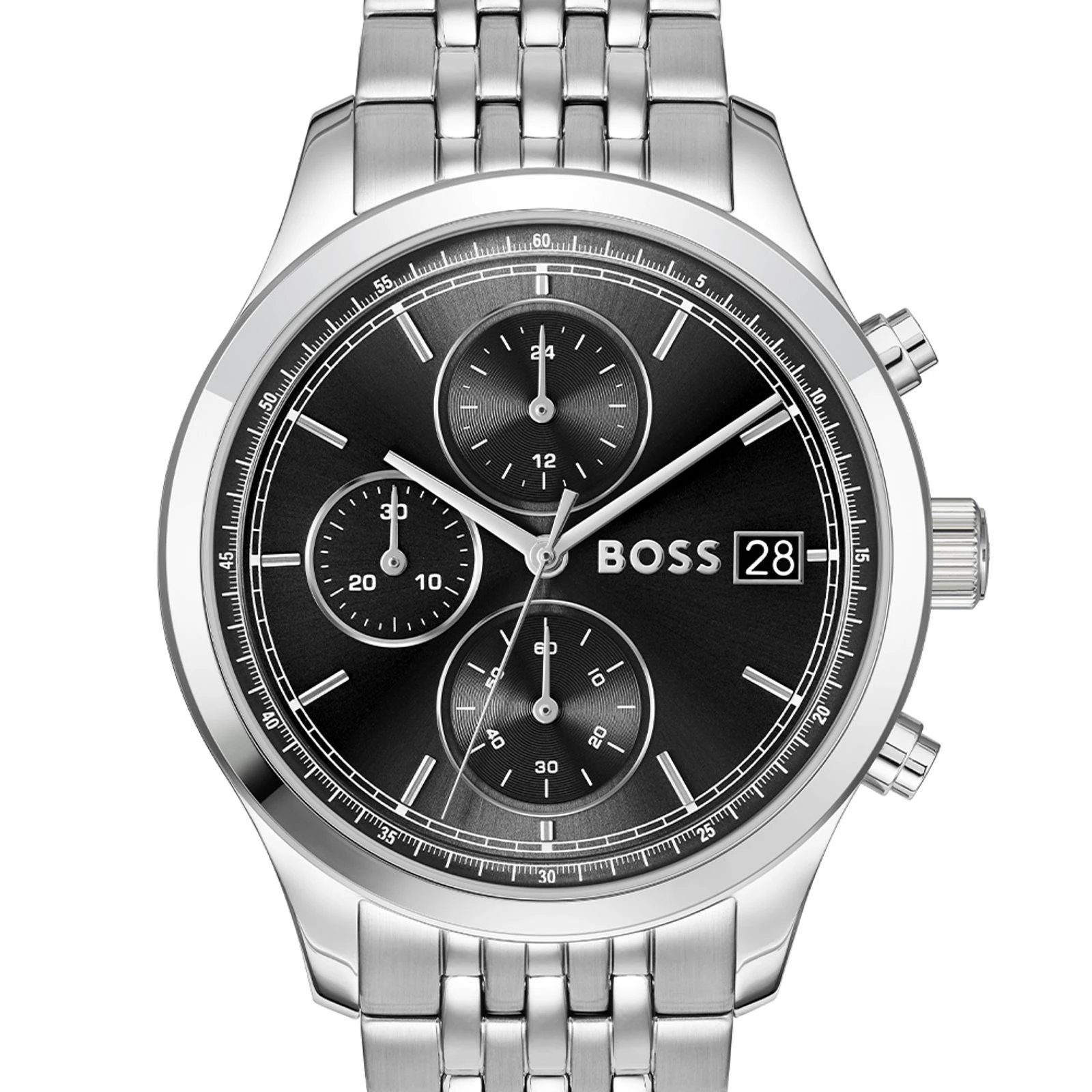 Relógio Masculino Boss Stratus em Aço Prateado - 2