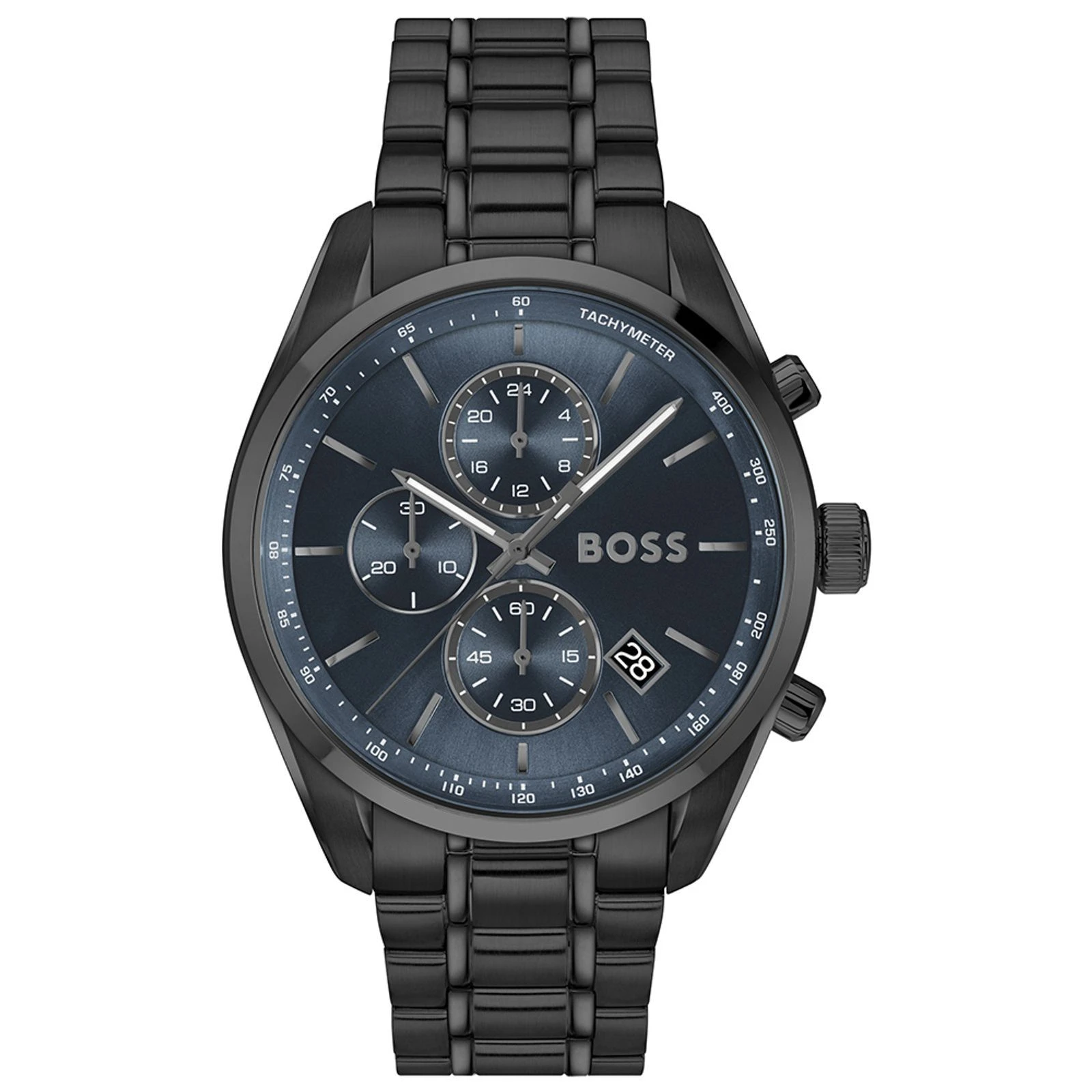 Relógio Masculino Boss Grand Prix em Aço Preto - 3
