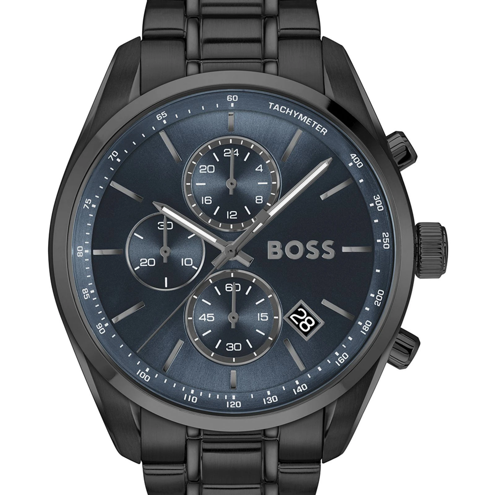 Relógio Masculino Boss Grand Prix em Aço Preto - 2