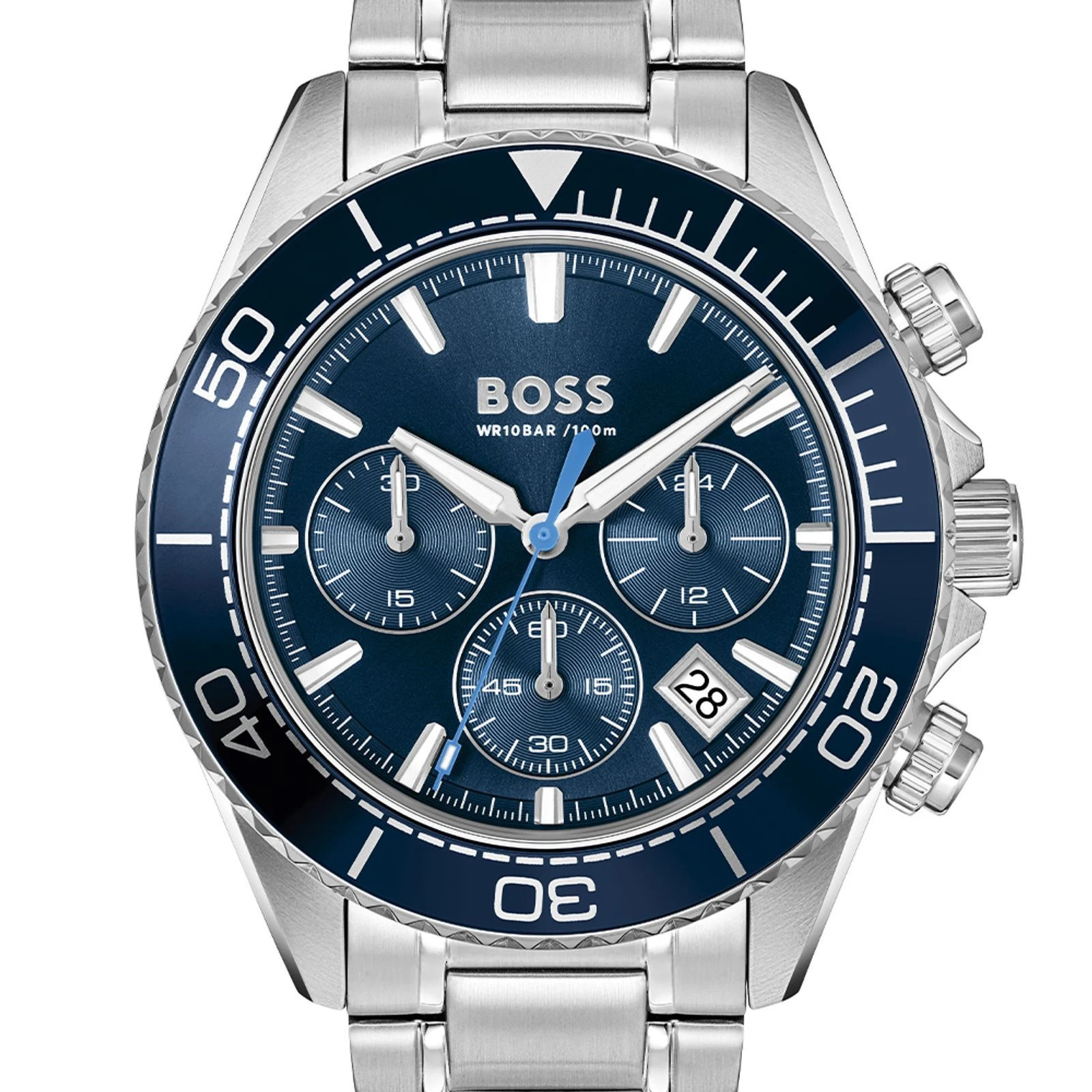 Relógio Masculino Boss Sealiner em Aço Prateado - 2