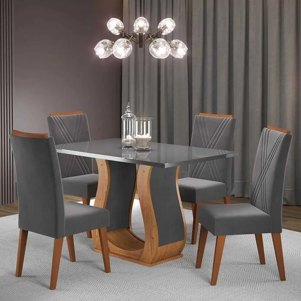 Mesa de Jantar 4 Cadeiras Universe - 1