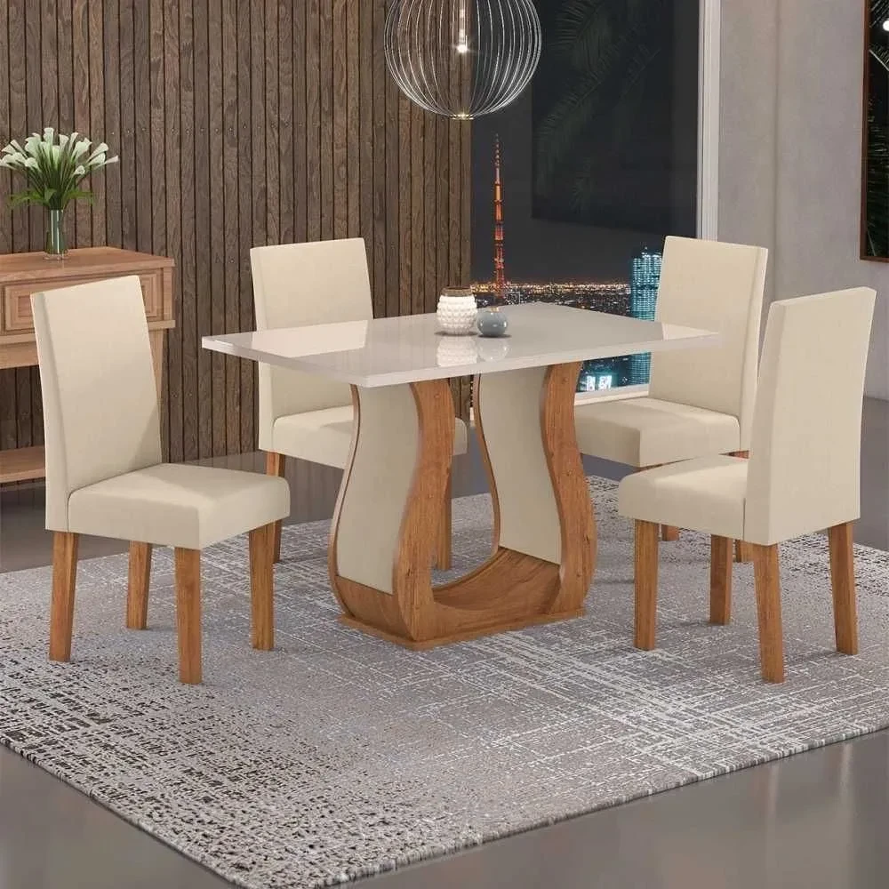 Mesa de Jantar 4 Cadeiras Benet - 1
