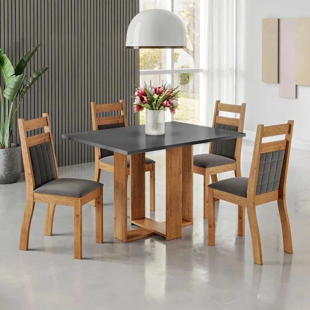 Mesa de Jantar 4 Cadeiras Blend - 1