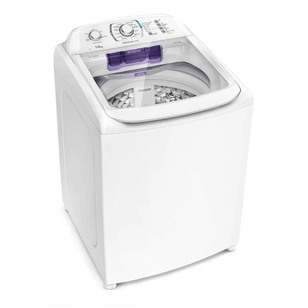 Máquina de Lavar Electrolux 14Kg Branca Premium Care com Cesto Inox e Sem Agitador (LPR14) - 1