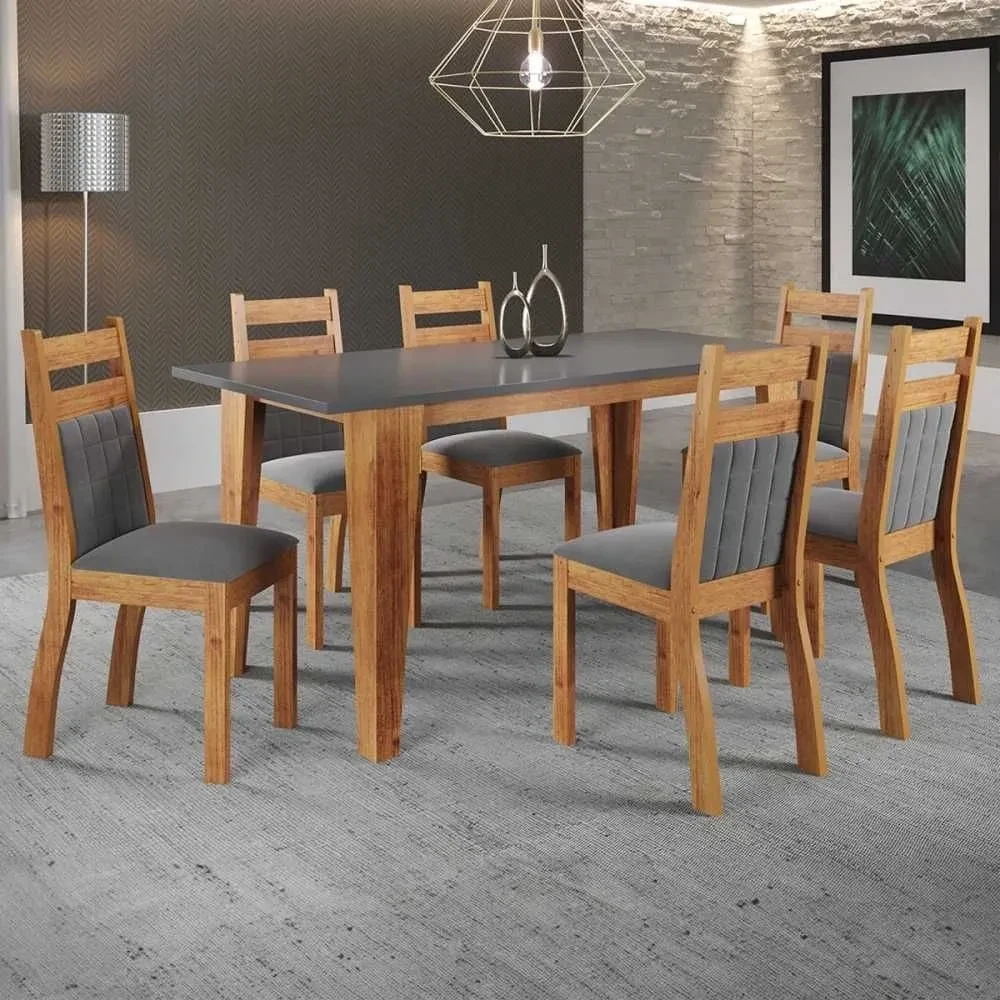 Mesa de Jantar 6 Cadeiras Volei - 1