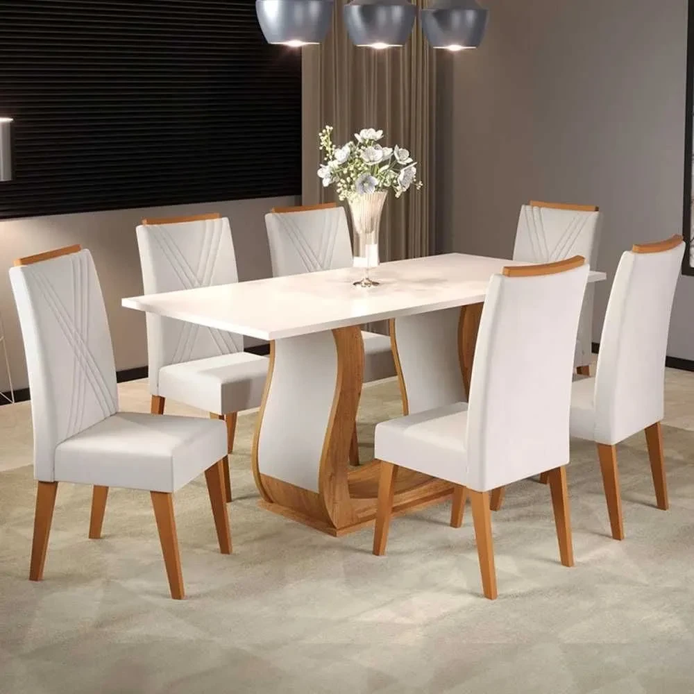 Mesa de Jantar 6 Cadeiras Corsa - 1