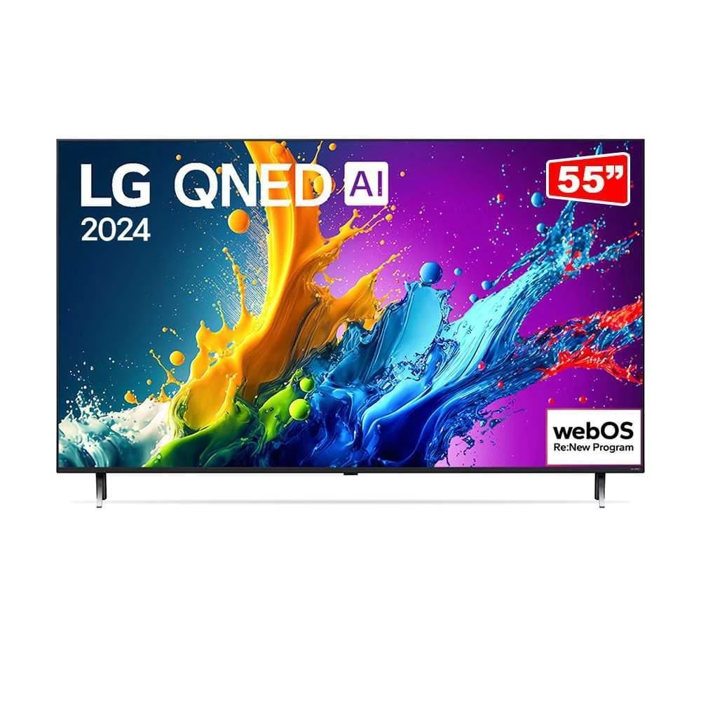 Smart TV LG 55QNED80T 55" 4K QNED - 1