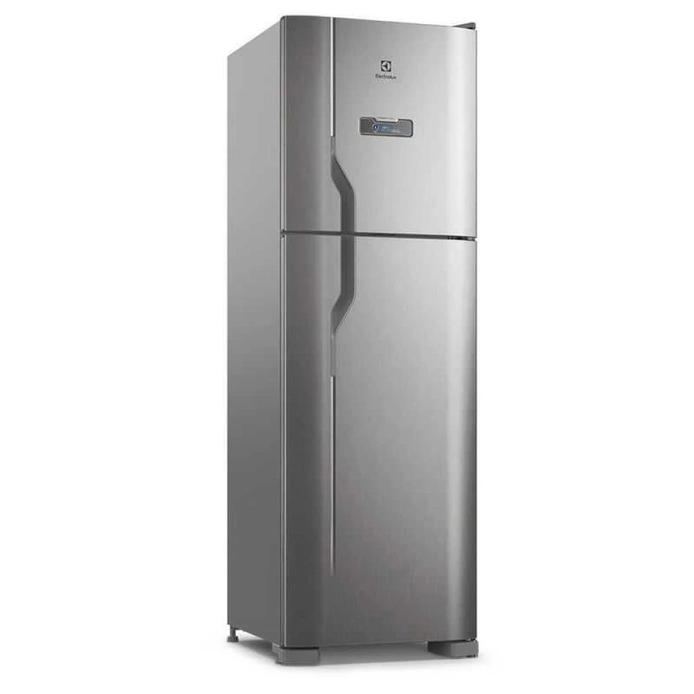 Geladeira Electrolux 400 Litros Frost Free Efficient Turbo Freezer Duplex Inox Look (DFX44) - 1