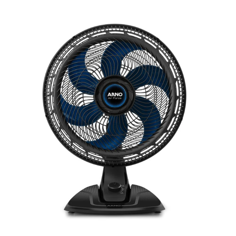 Ventilador de Mesa Arno Air Force 40cm 6 Pás 140W Preto VA46 - 1