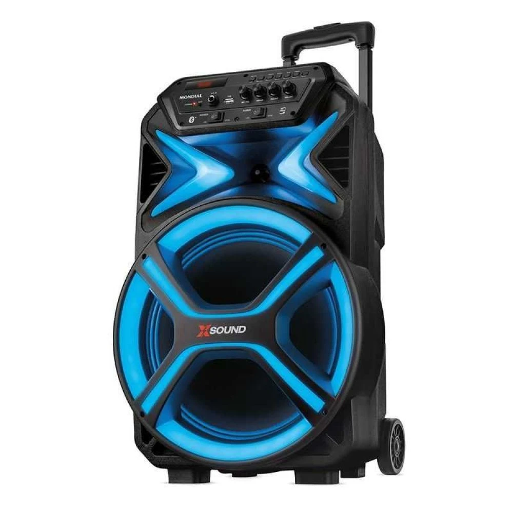 Caixa de Som Amplificada Mondial Preto 550W RMS Bivolt - CM-550-L - 1