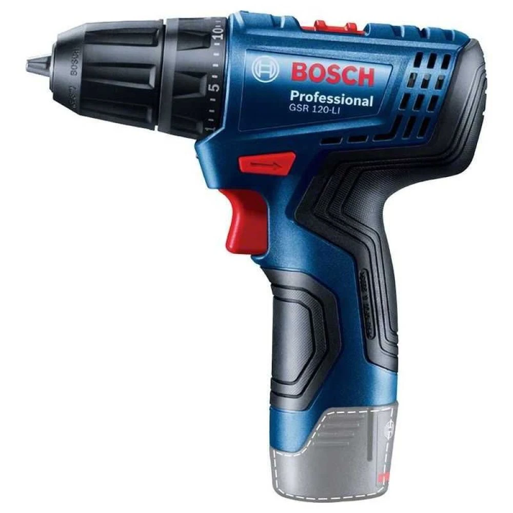 Furadeira Parafusadeira a Bateria GSR 120-Li 12V Bosch - 1