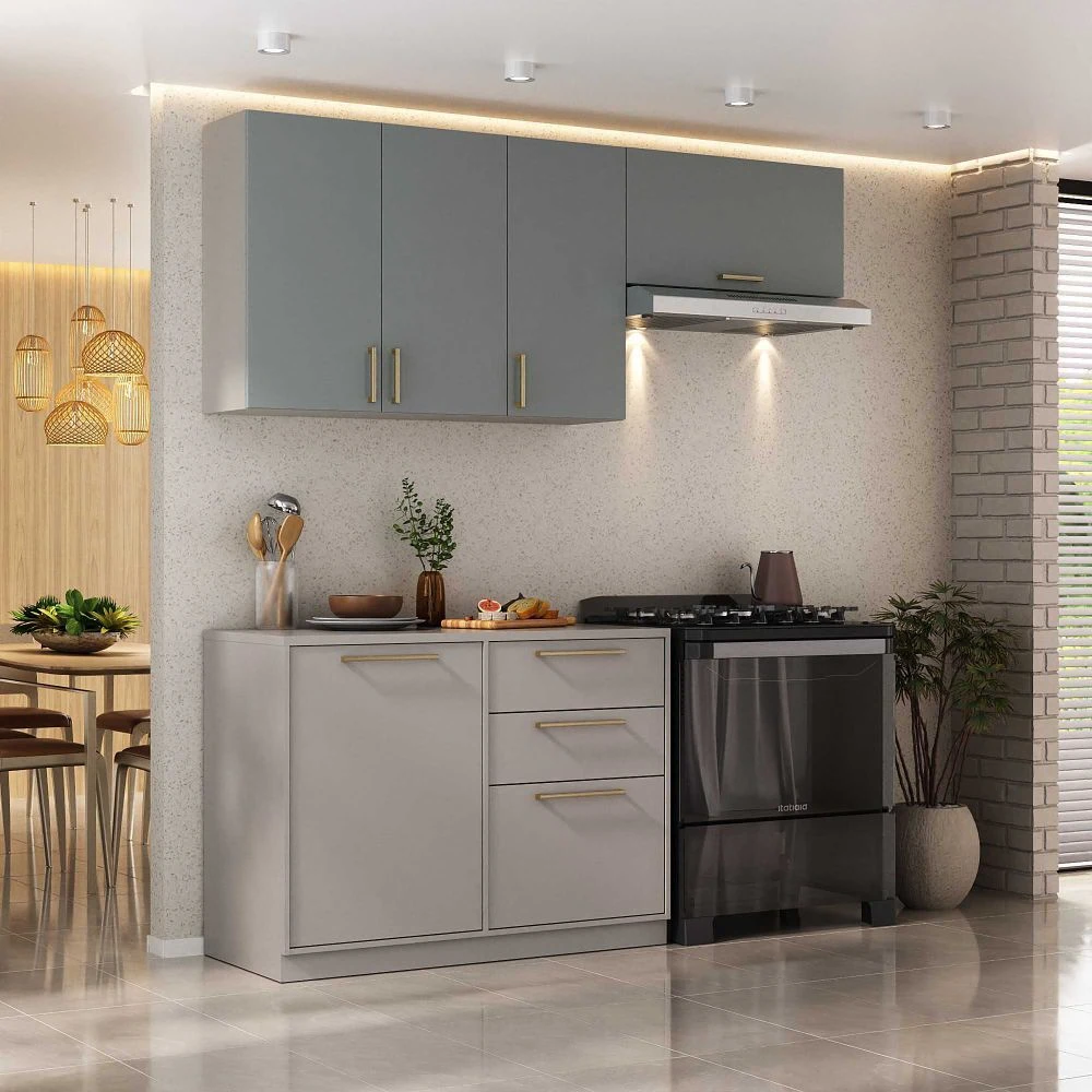 Armário de Cozinha Compacta Essence 200cm - 1
