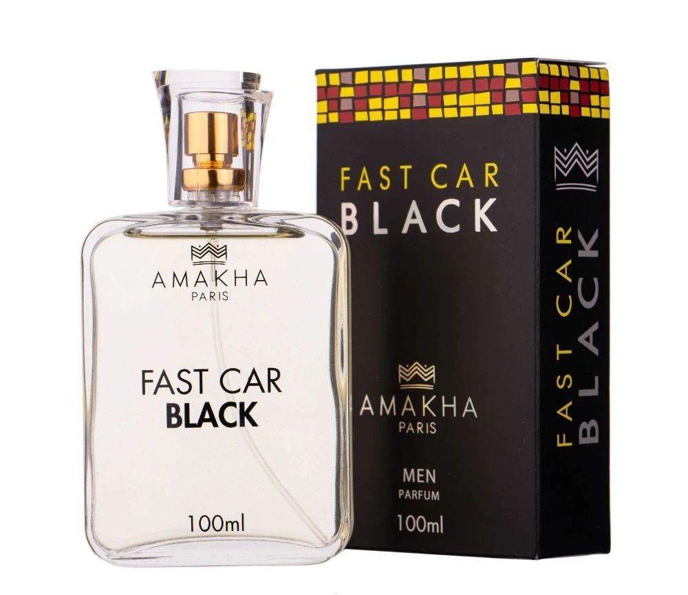 Amakha Paris Deo Colônia Masculino Fast Car Black 100ml - 1
