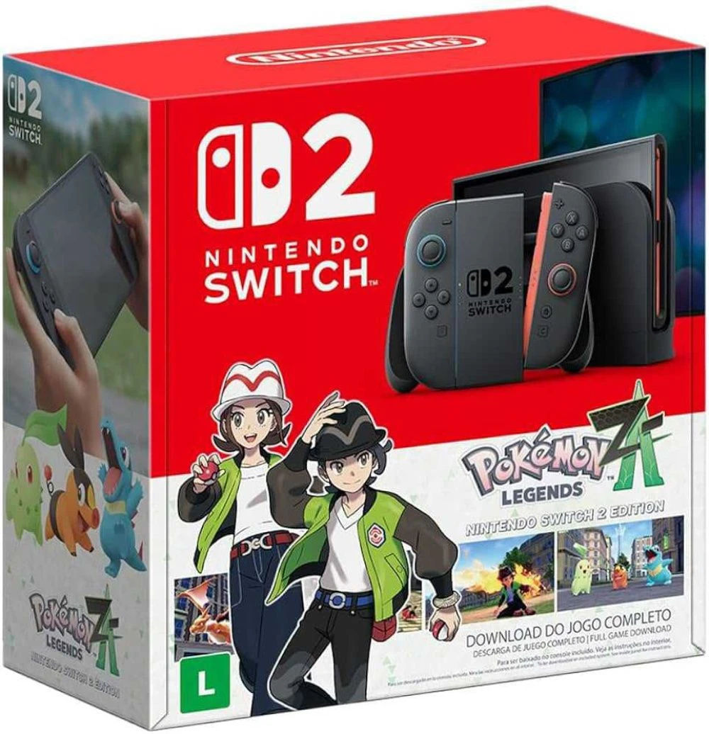 Nintendo Switch 2 + Jogo Digital Pokémon Legends: Z-A - 1