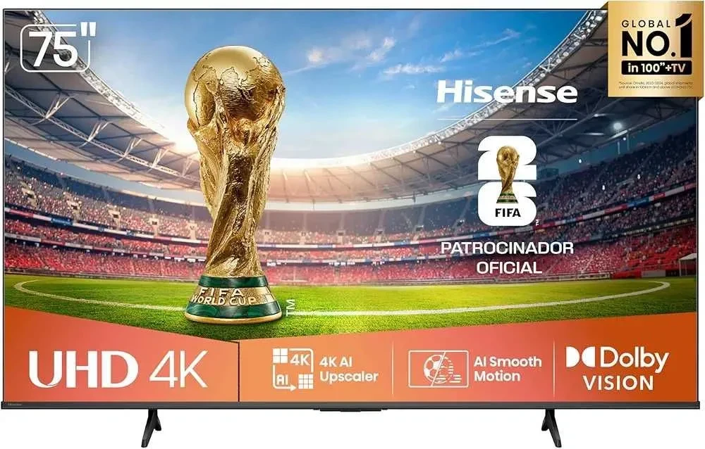 Smart TV 75" Hisense 75A6NV - 1