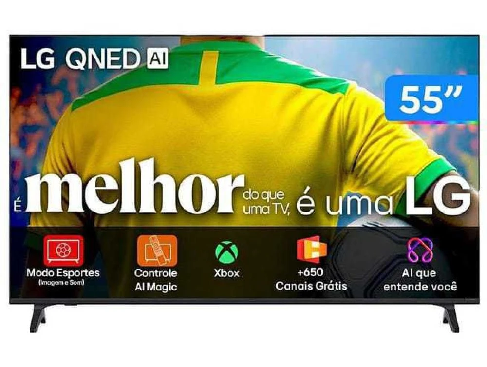 Smart TV 55 QNED Alpha7 AI 4K LG 55QNED73 - 1