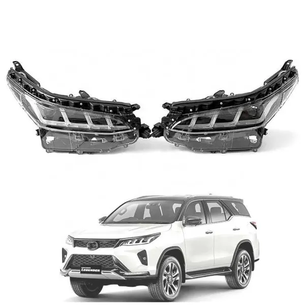 Par de Faróis Full LED Toyota Hilux SW4 Diamond 2021 a 2024 - Concept