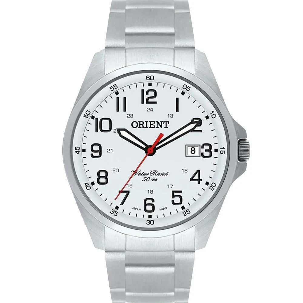 Relógio Masculino Orient Analógico Prata MBSS1171S2SX - 1