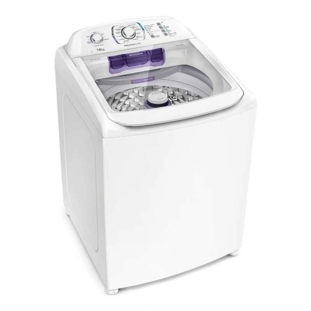 Máquina de Lavar Electrolux 16Kg Branca Premium Care Silenciosa com Cesto inox (LPR16) - 1