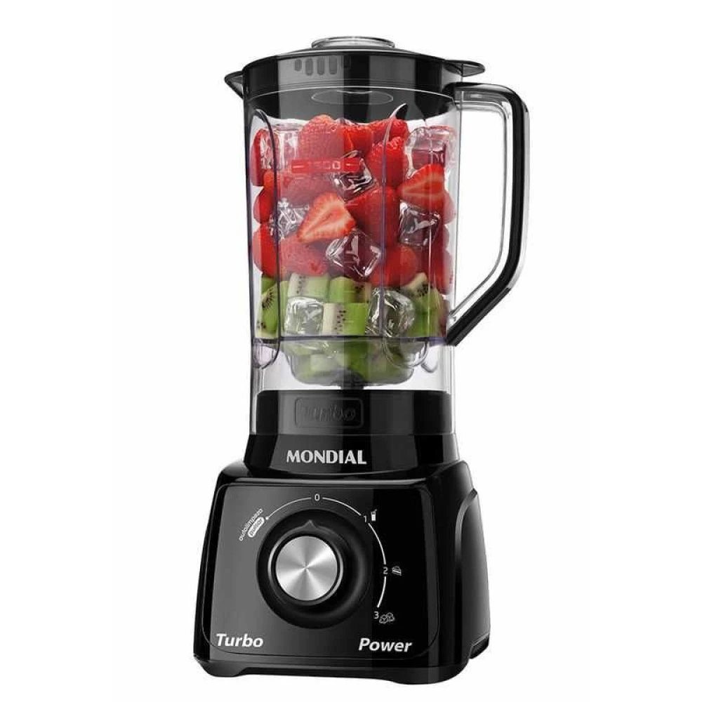 Liquidificador Mondial Turbo Power 2,2 Litros 550W L-99-FB - 1