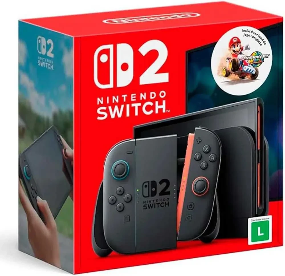 Nintendo Switch 2 + Jogo Digital Mario Kart World - 1