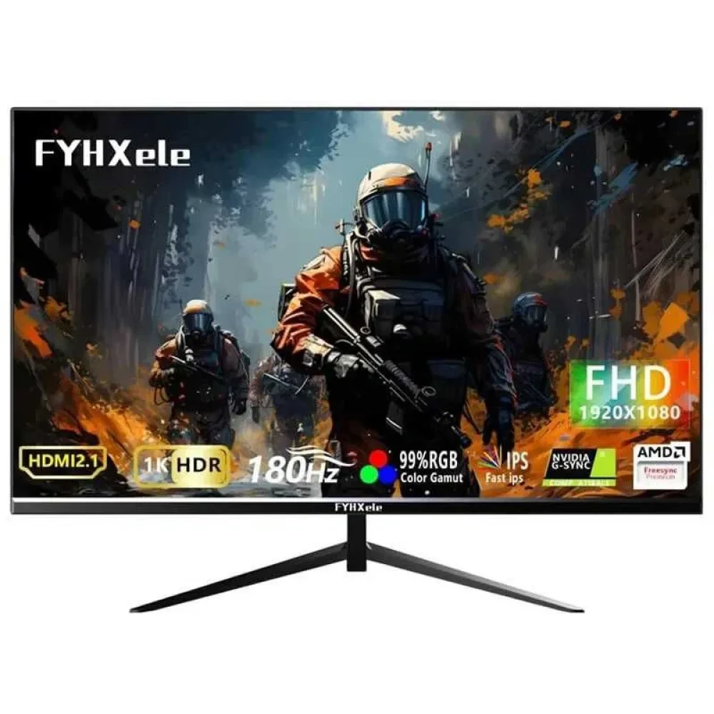 Monitor Gamer 24 Polegadas 180Hz FHD HDR G-Sync VESA WoKong - 1