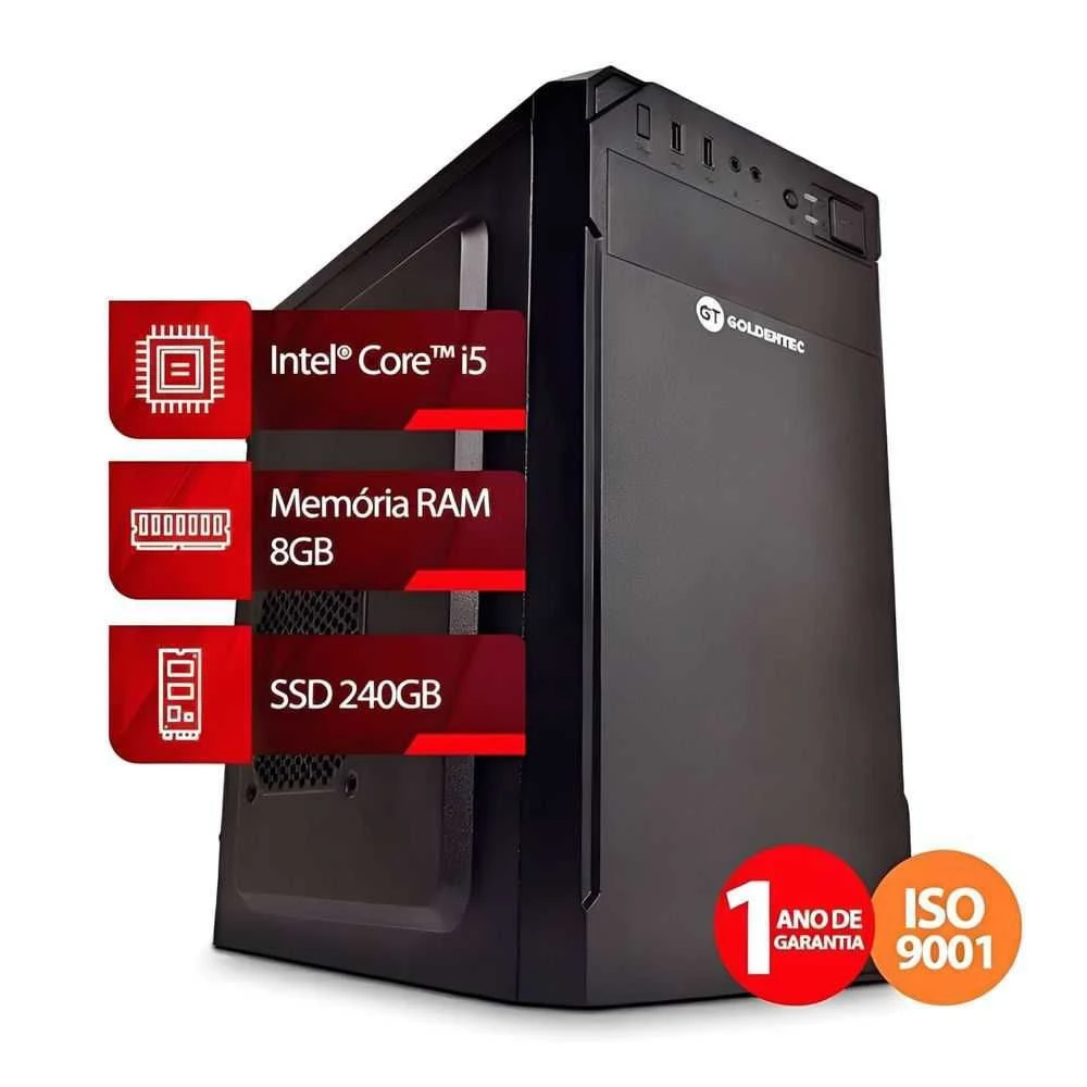 Computador Intel Core i5 4ª Geração, RAM 8GB, SSD 480GB, Linux - 1
