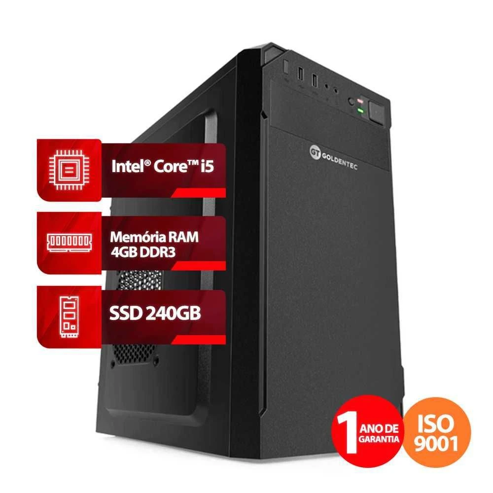Computador Intel Core i5 4ª Geração, RAM 4GB, SSD 240GB, Linux - 1