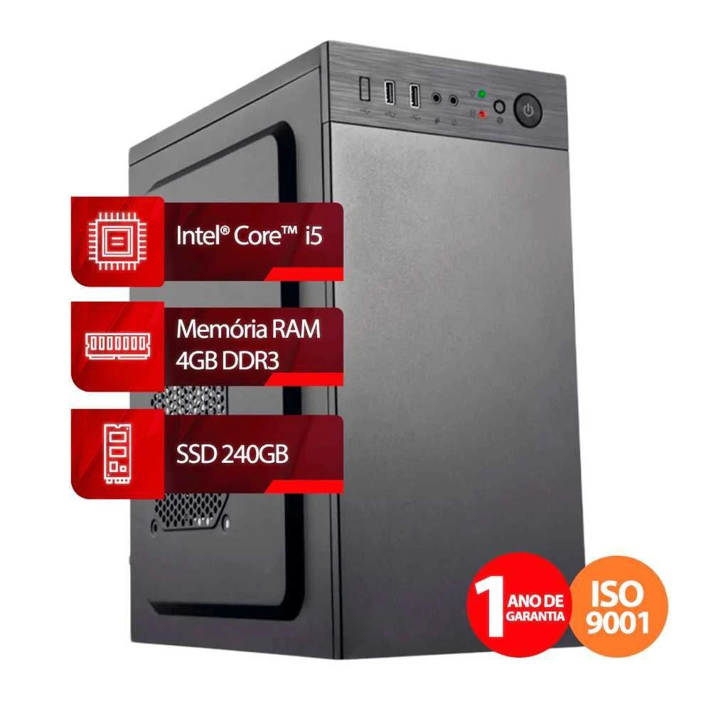 Computador Intel Core i5 2ª Geração, RAM 4GB, SSD 240GB, Linux - 1