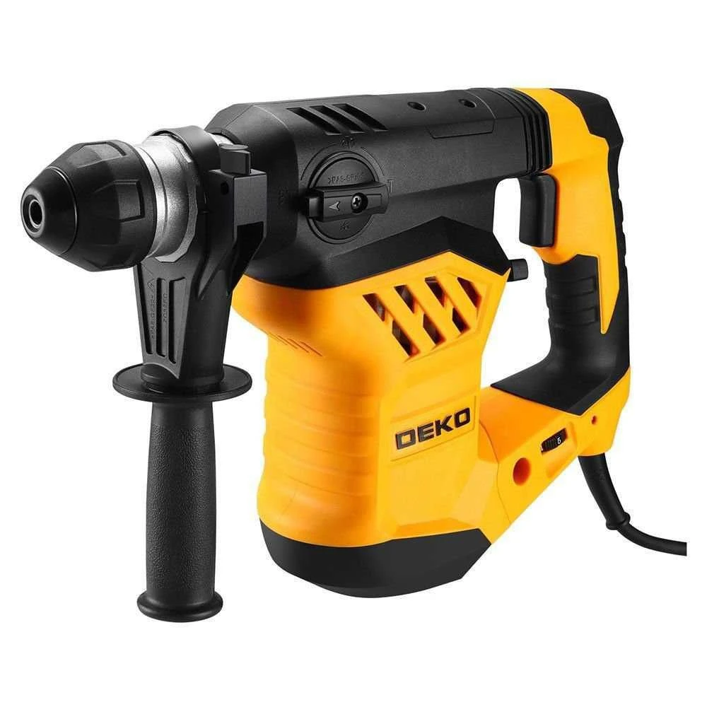 Martelete Perfurador Rompedor 2 em 1 SDS Plus 1600W 6J Profissional com Ponteiras e Brocas DEKO-DKRH32LD16 - 1