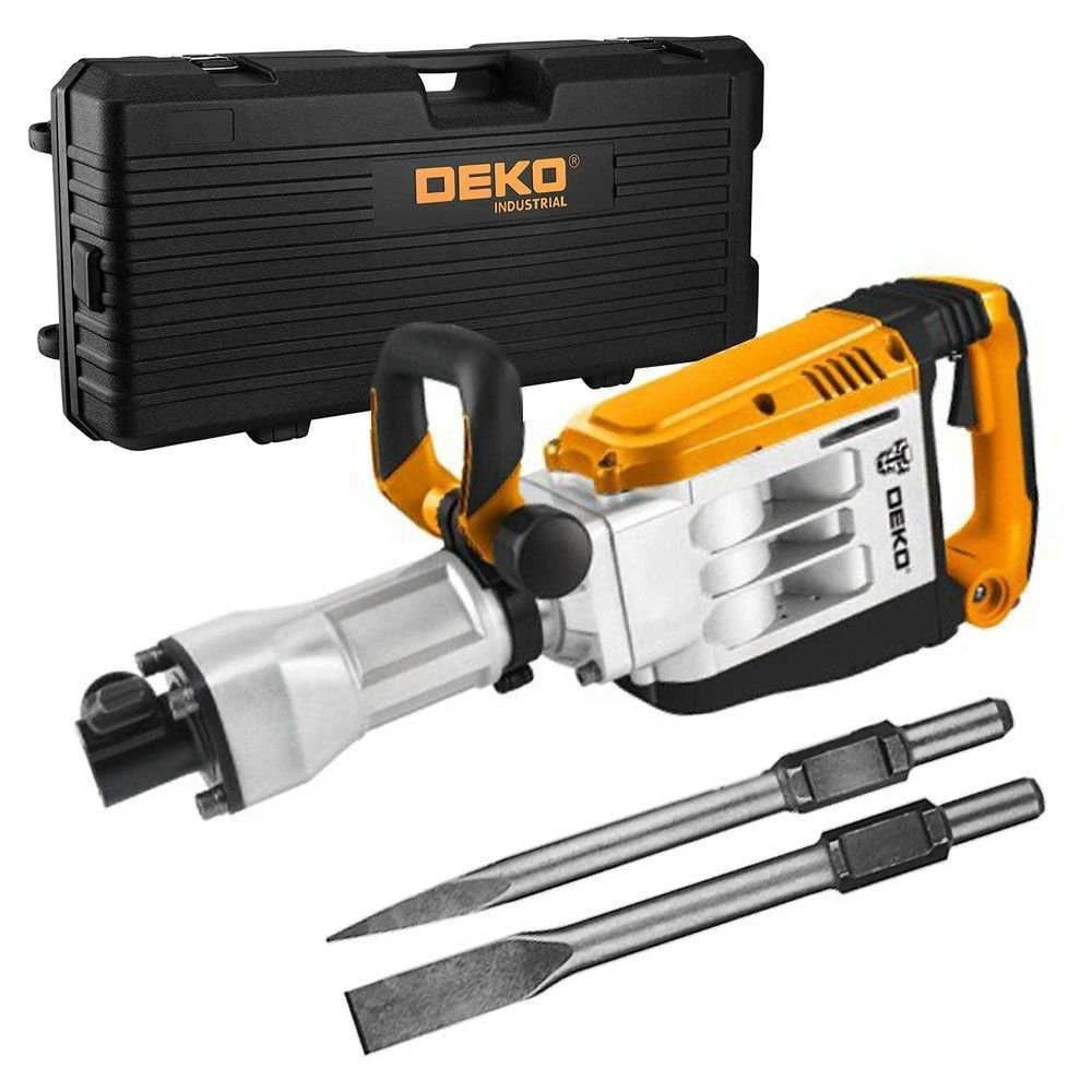 Martelo Demolidor Industrial Hex30 60J 1700W 23Kg 127V com Acessórios DEKO-DKDB17LD60 - 1