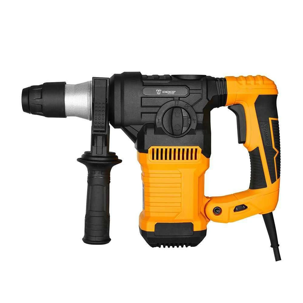 Martelete Perfurador Rompedor 4 em 1 SDS Plus 1500W 6J Profissional com Ponteiras e Brocas DEKO-DKRH32LD15 - 1