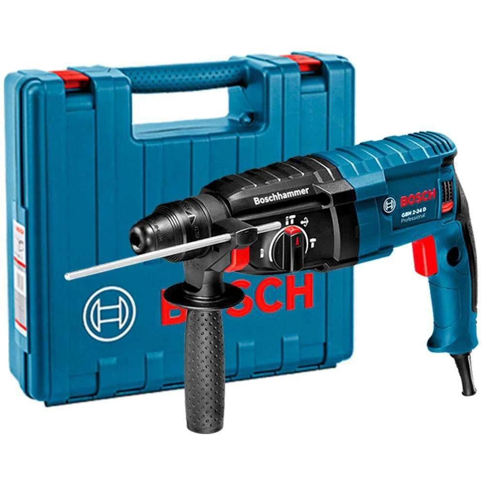 Martelo Rompedor GBH 2-24 D 1/2 Pol 820W 220V com Maleta BOSCH-06112A02D0000 - 1